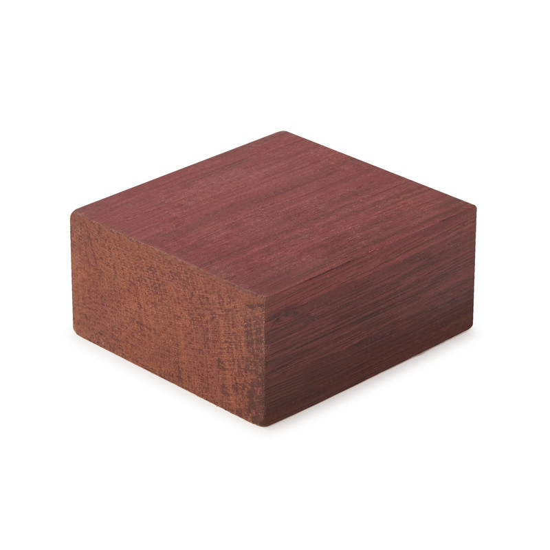Purpleheart Wood Turning Stock - Thickness:2" - Width:4" - Length:4"